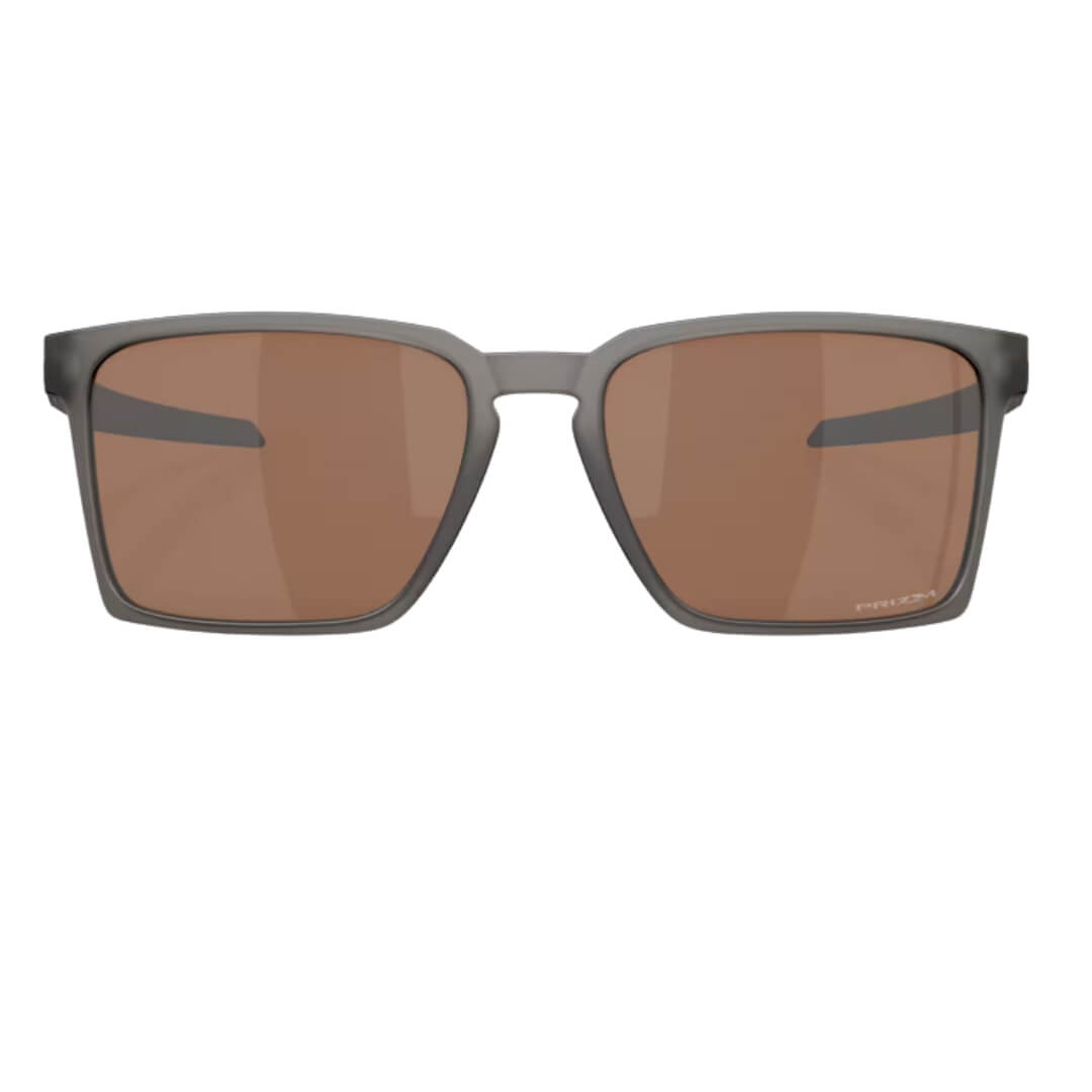 Front view of Oakley Exchange Sun OO9483 Sunglasses in Satin Grey Smoke with Prizm Tungsten lenses - Gadgets Online NZ