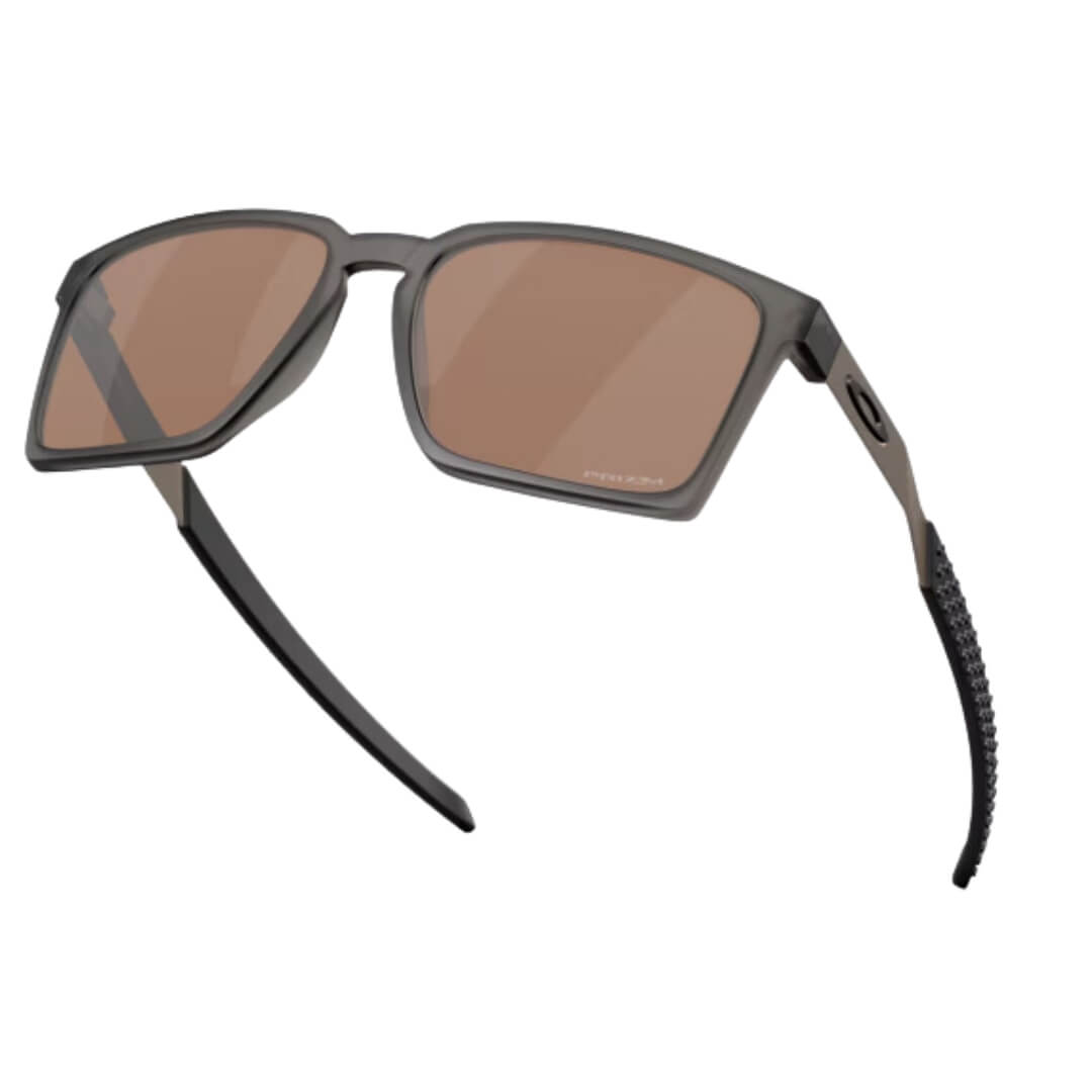 Top angle view of Oakley Exchange Sun OO9483 Sunglasses highlighting Prizm Tungsten lenses and rectangle frame - Gadgets Online NZ