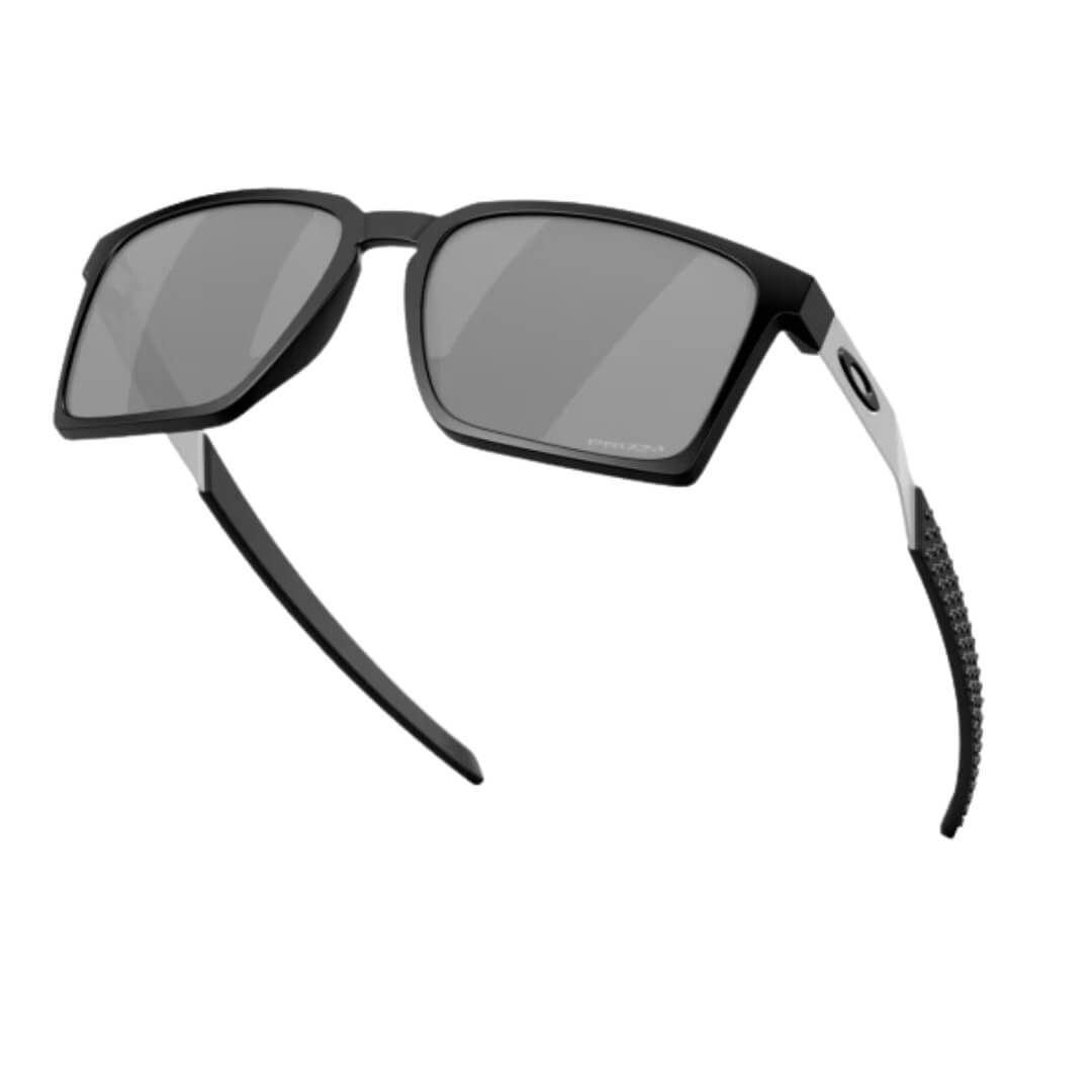 Oakley Exchange Sun Sunglasses - Top View of Satin Black Frame with Prizm Black Lenses