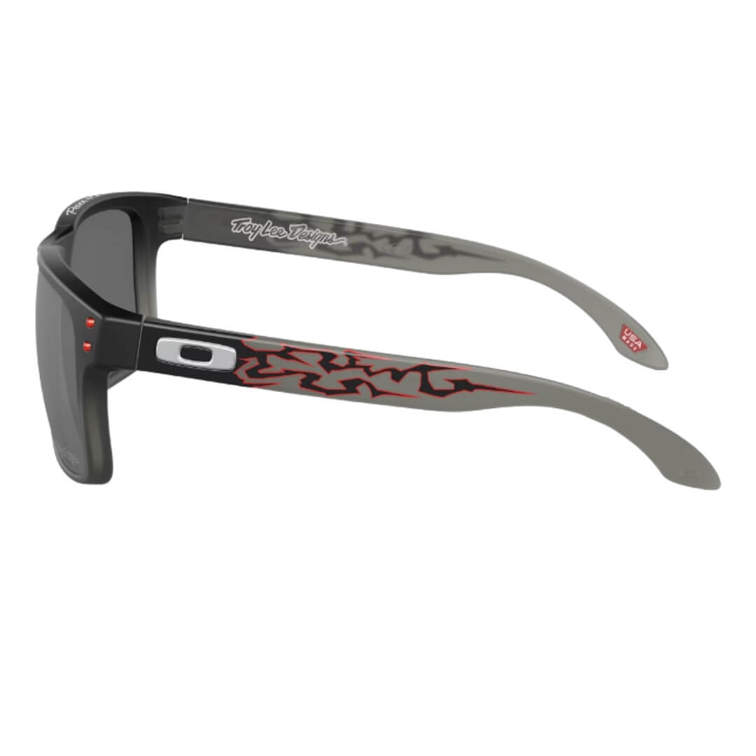 Oakley Holbrook Sunglasses - Side Arm Detailing Troy Lee Designs Black Fade