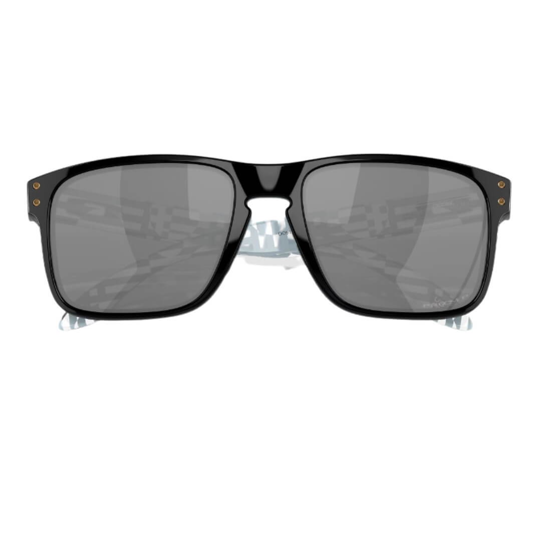 Oakley Holbrook Sunglasses - Top Angle of Black Frame and Prizm Black Polarized Lenses