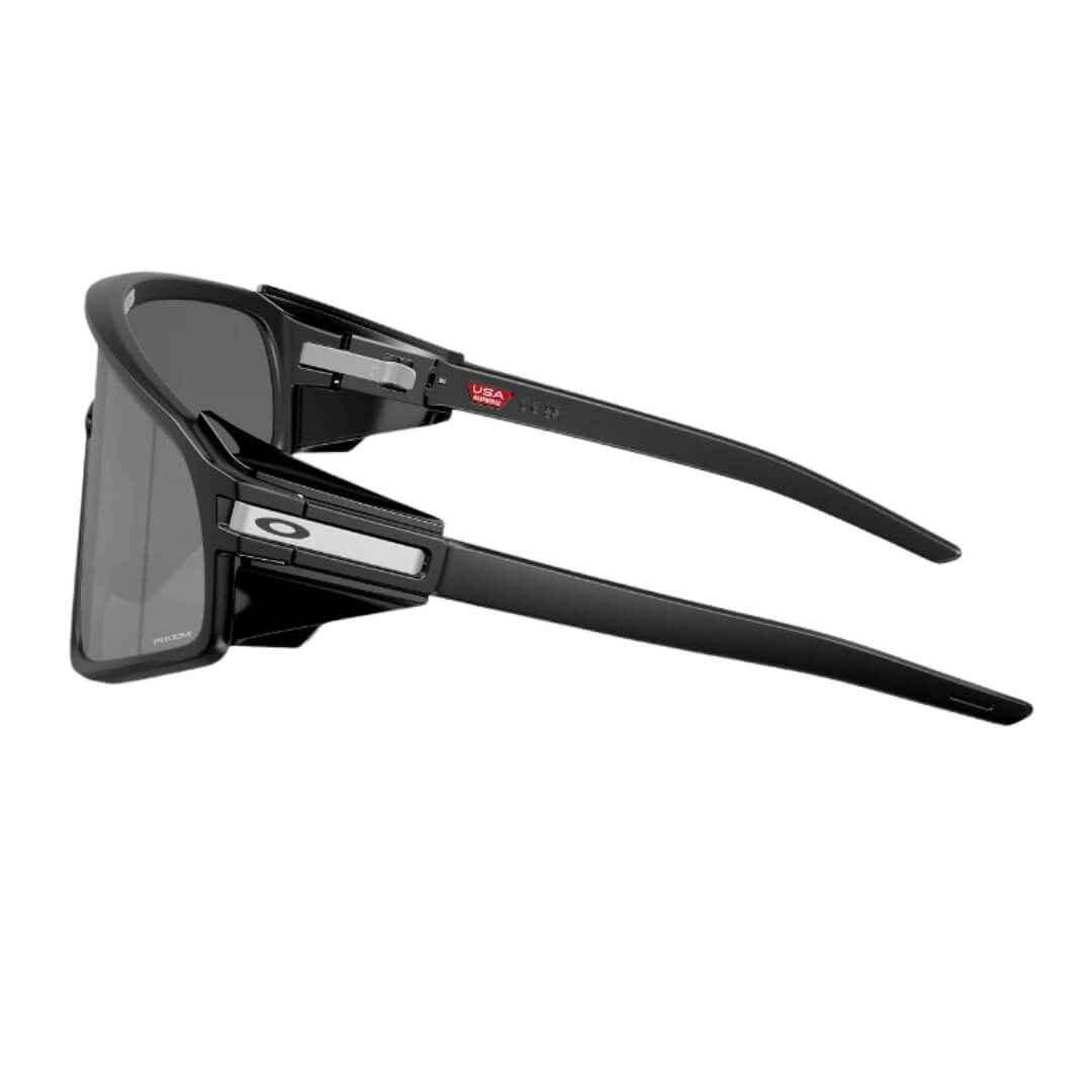 Oakley Latch Panel OO9404 Matte Black Prizm Black Sunglasses - Side View