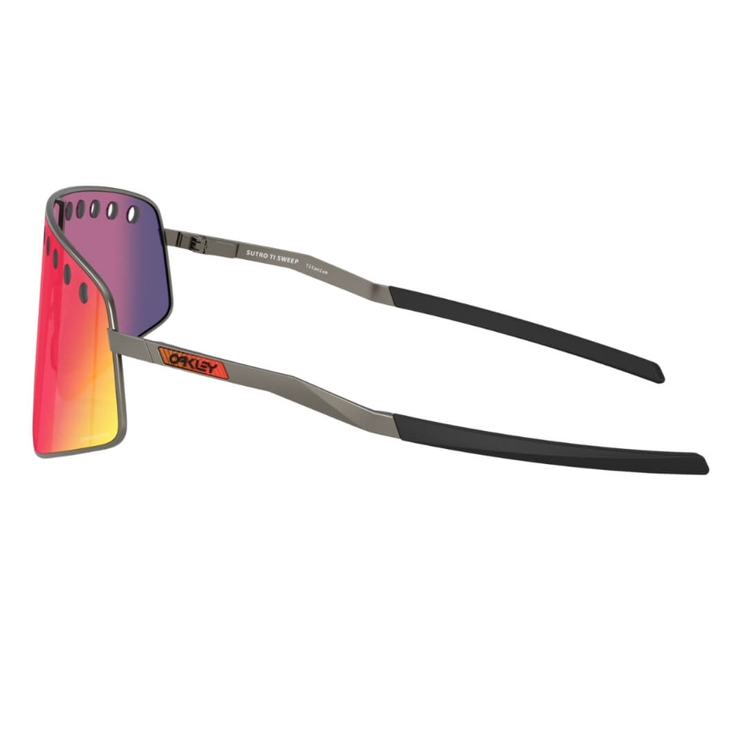 Oakley Sutro Ti Sweep Titanium Frame with Prizm Road Lens Technology - Side Angle