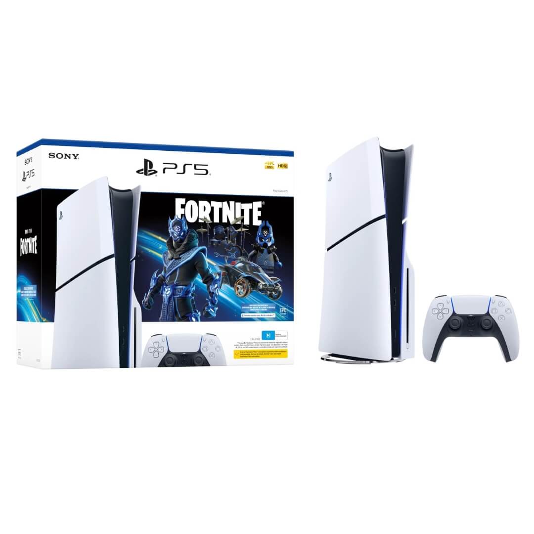 PS5 PlayStation 5 Slim 1TB Console Fortnite Cobalt Star Bundle