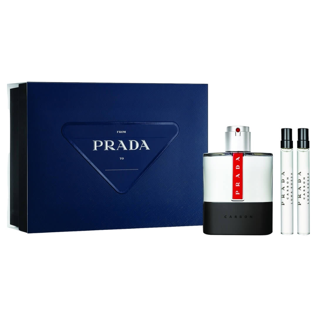 Prada Luna Rossa Carbon EDT 100ml 3 Piece Gift Set for Men – NZ at Gadgets Online NZ LTD