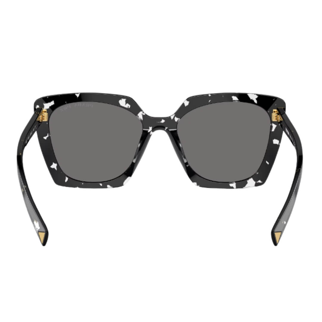 Prada PR 23ZS 15S5Z1 - Back Angle Highlighting Dark Grey Polarized Lenses
