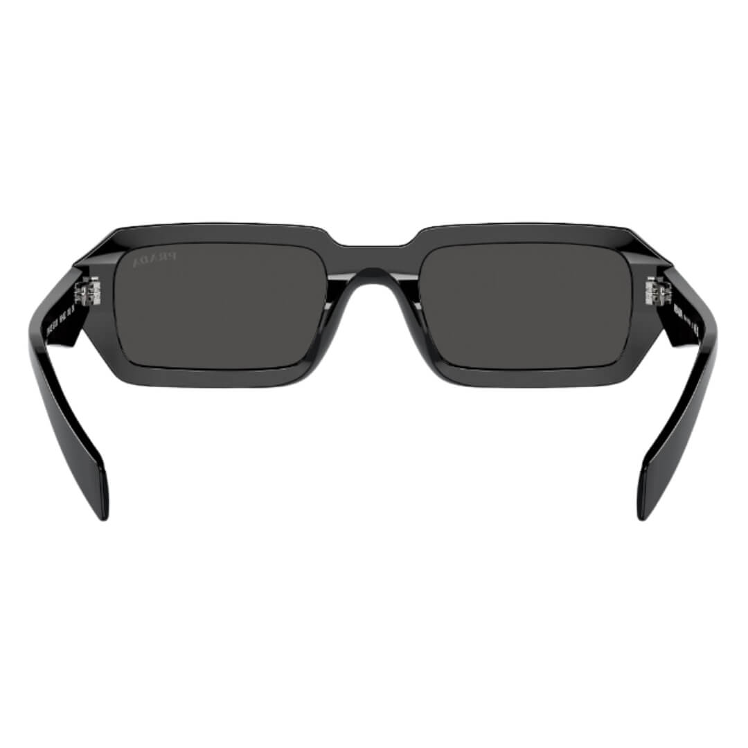 Prada PR A12S 16K08Z - Back Angle Highlighting Dark Grey Lenses
