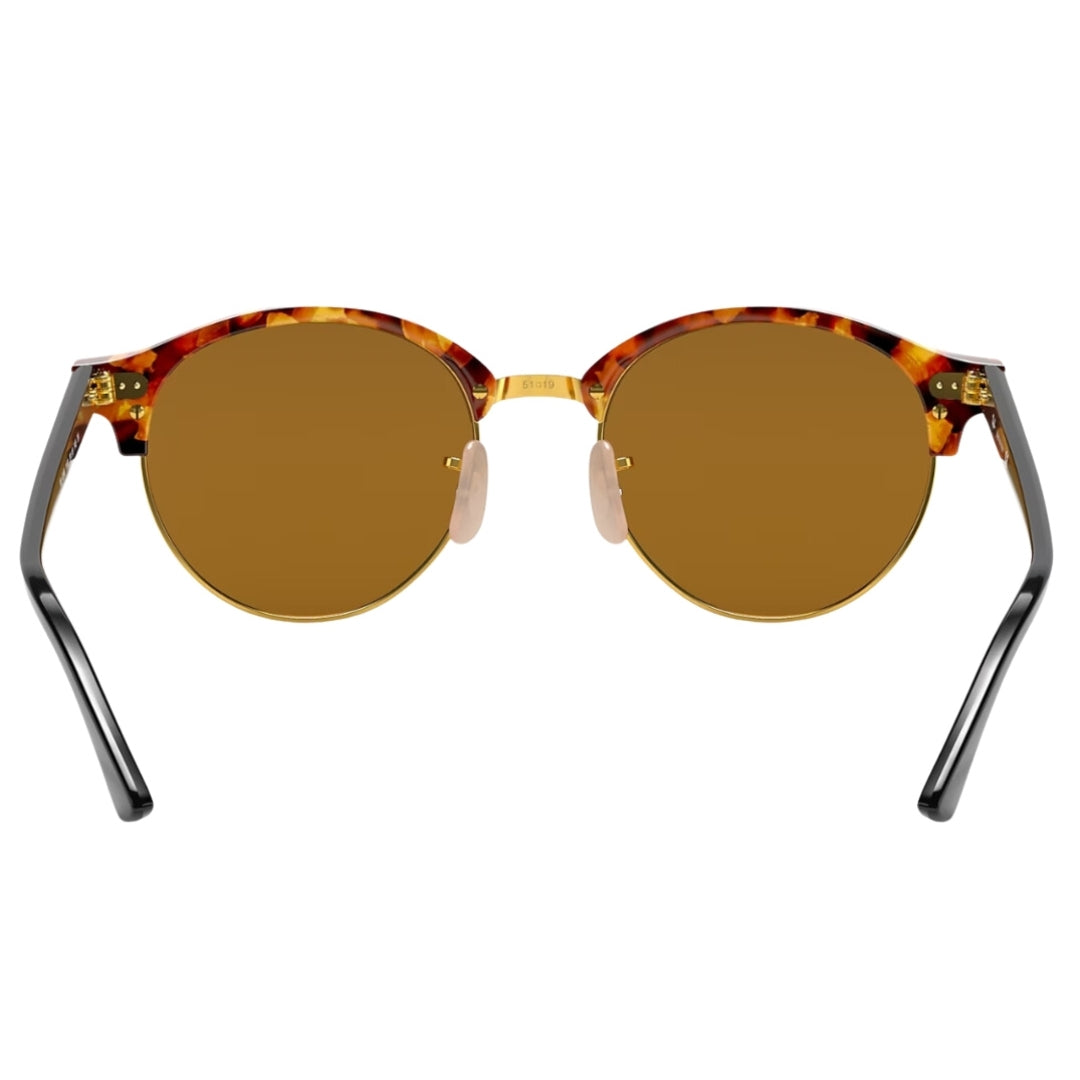 Ray-Ban Clubround Classic RB4246 1160 Tortoise - Brown Lenses Back Side View