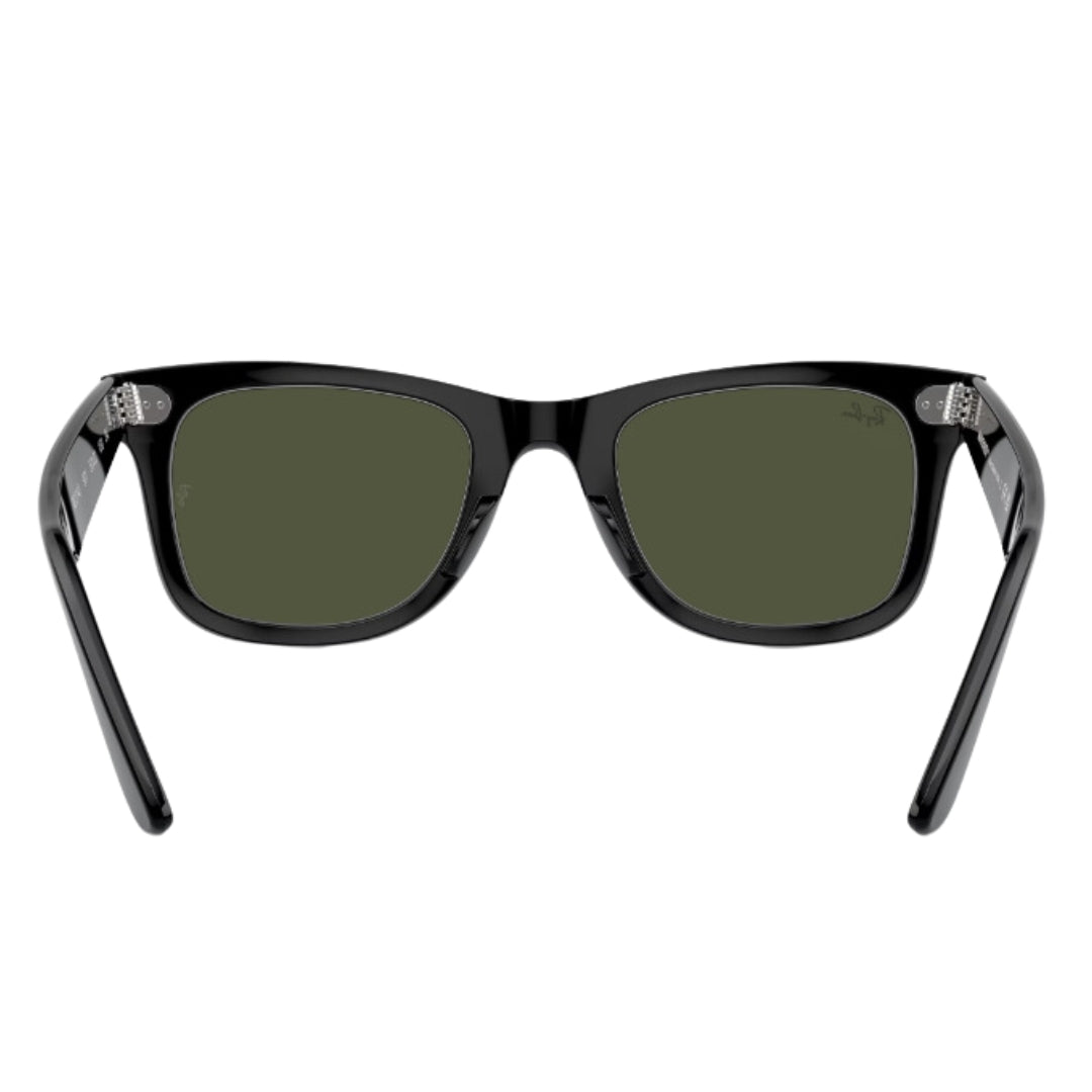 Ray-Ban Original Wayfarer Classic RB2140 901 Black Unisex Sunglasses Back Side View