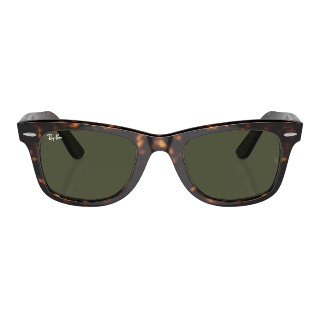 Ray-Ban Original Wayfarer Classic RB2140 902 Tortoise Unisex Sunglasses   Front Close Up View