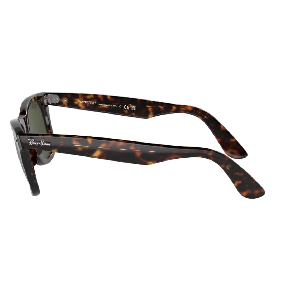 Ray-Ban Original Wayfarer Classic RB2140 902 Tortoise Unisex Sunglasses   Left Angle View