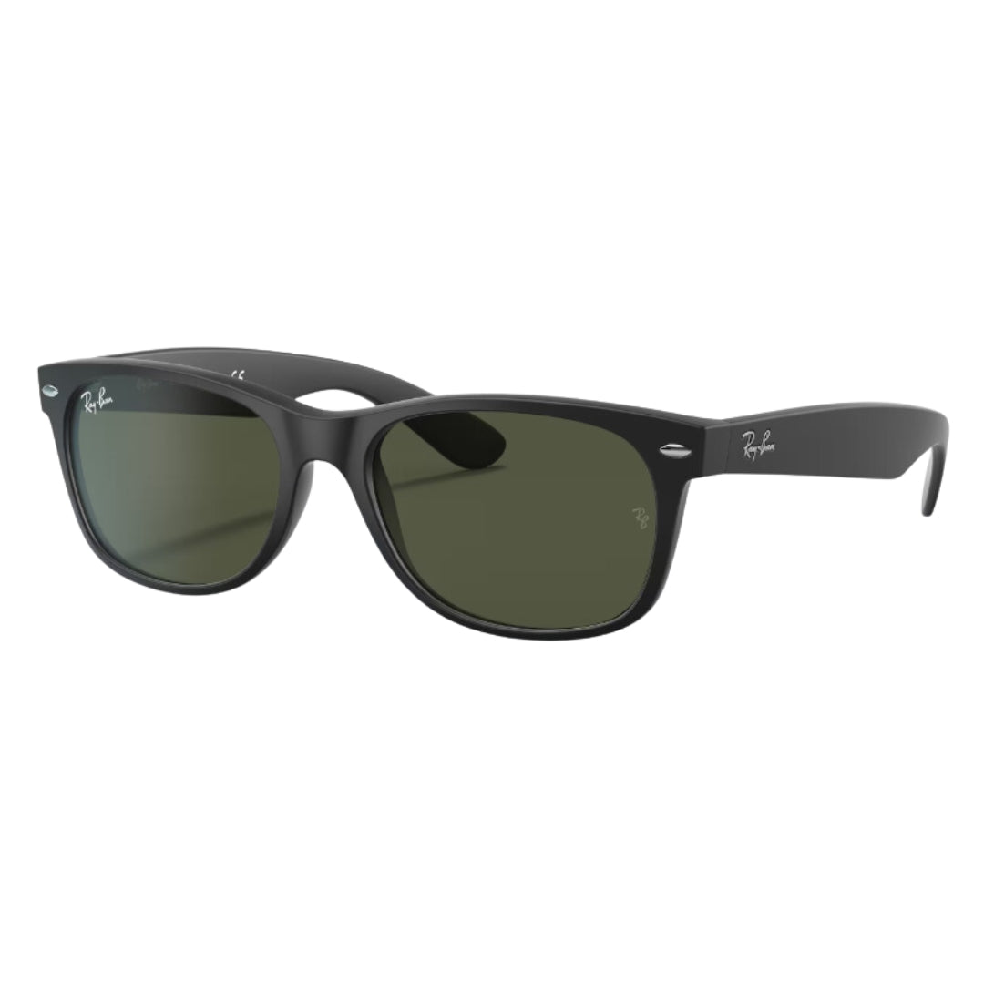 Ray-Ban RB2132 622 58-18 New Wayfarer Classic Sunglasses front Left Side view
