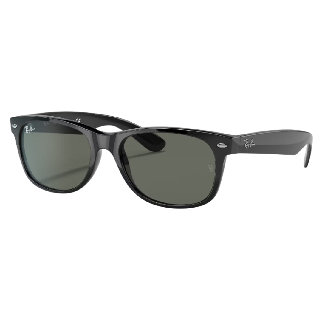 Ray-Ban RB2132 New Wayfarer Classic 901 Sunglasses Front Left Side View