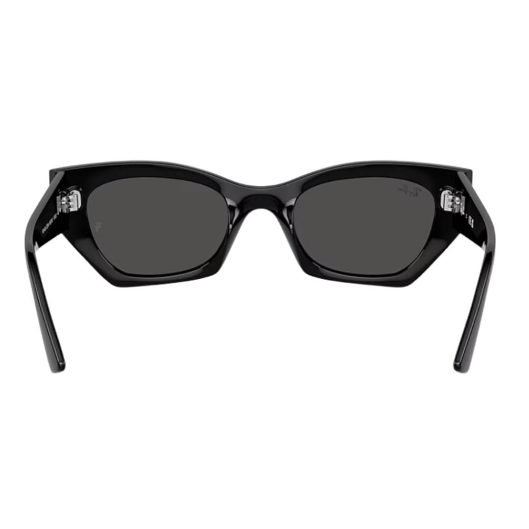 Ray-Ban Zena RB4430 667787 49 Black Frame with Dark Grey Lens Back Side View