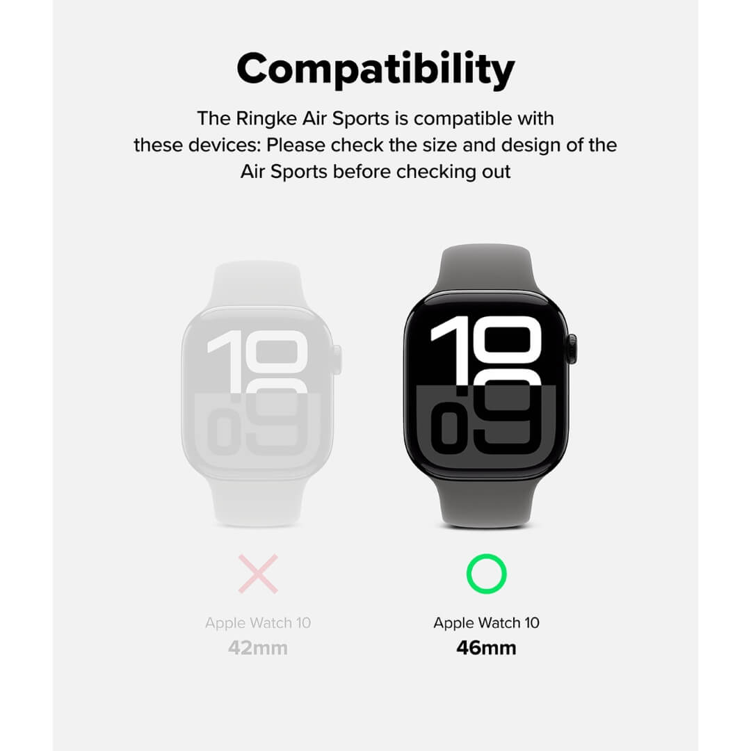 Ringke Case is compatible with Apple watch 10 46mm