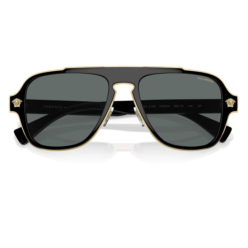 Versace men's best sale polarized sunglasses