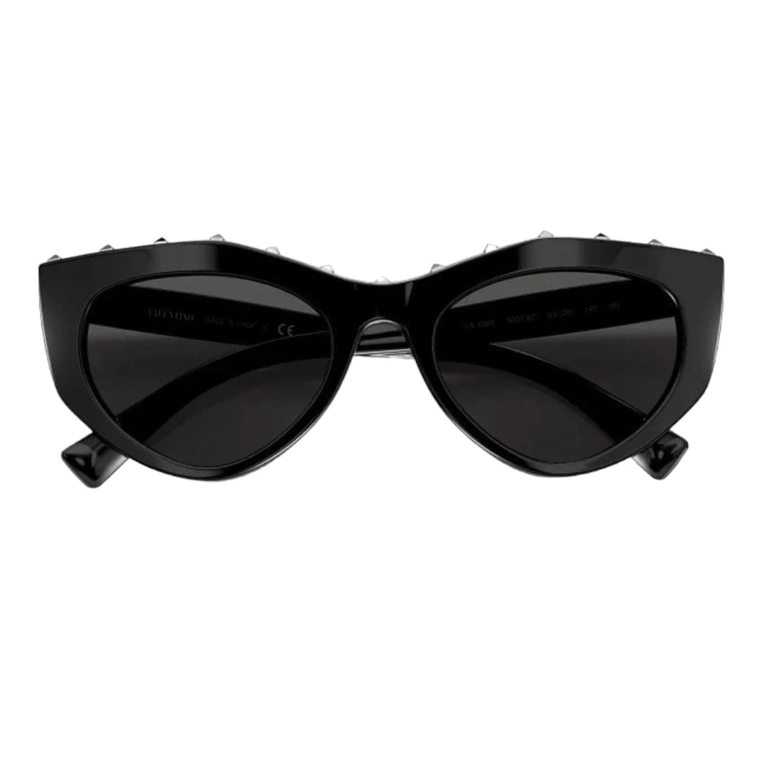 Valentino VA4060 500187 53 Smoke Black Folding View