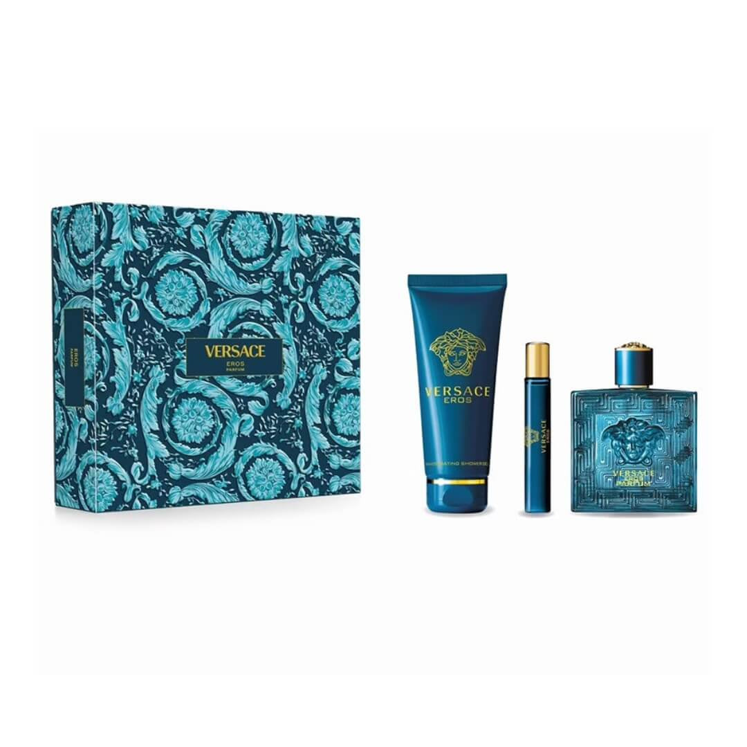 Versace Eros Parfum 100ml 3 Piece Gift Set for Men – Available at Gadgets Online NZ