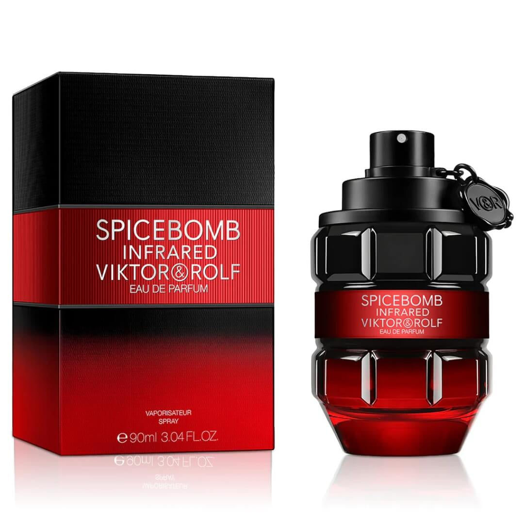 Viktor & Rolf Spicebomb Infrared EDP 90ml – men's fragrance with chili pepper, leather, and woodsy notes in NZ