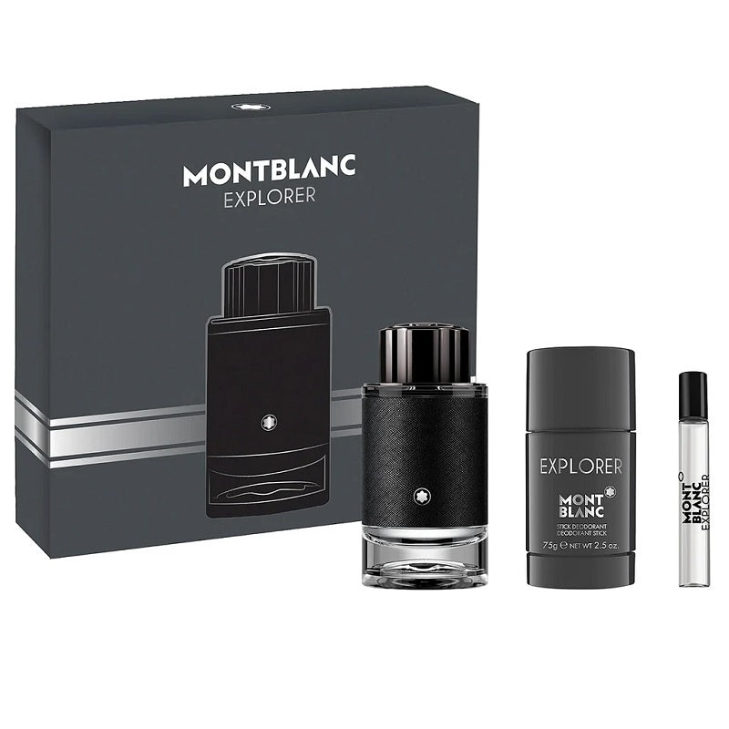 Mont Blanc Explorer EDP 100ml 3Pc Gift Set Men