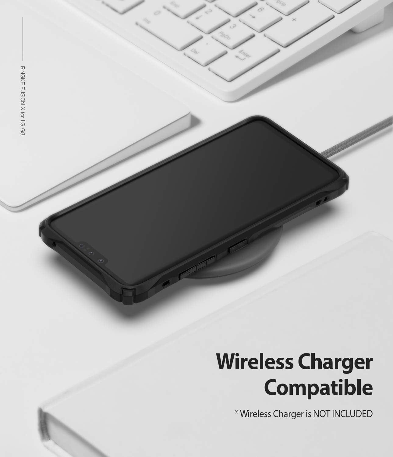  Compatible with Wireless Chargers for Convenient Power-ups on Your G8 ThinQ